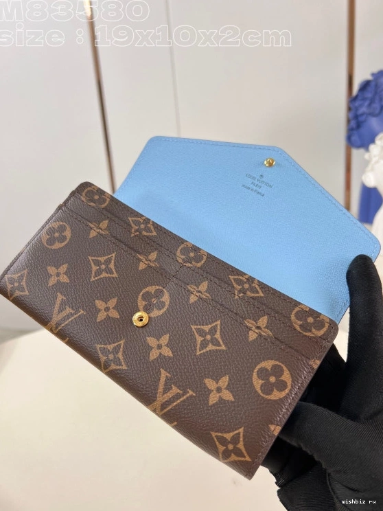WIS Vuitton Louis WALLET-19*10.5*2cm SARAH 0804